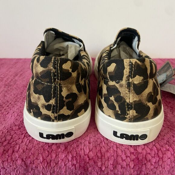Lamo Lucy Slip On Sneakers Cheetah Print Brown Black Size 8 - Picture 5 of 11